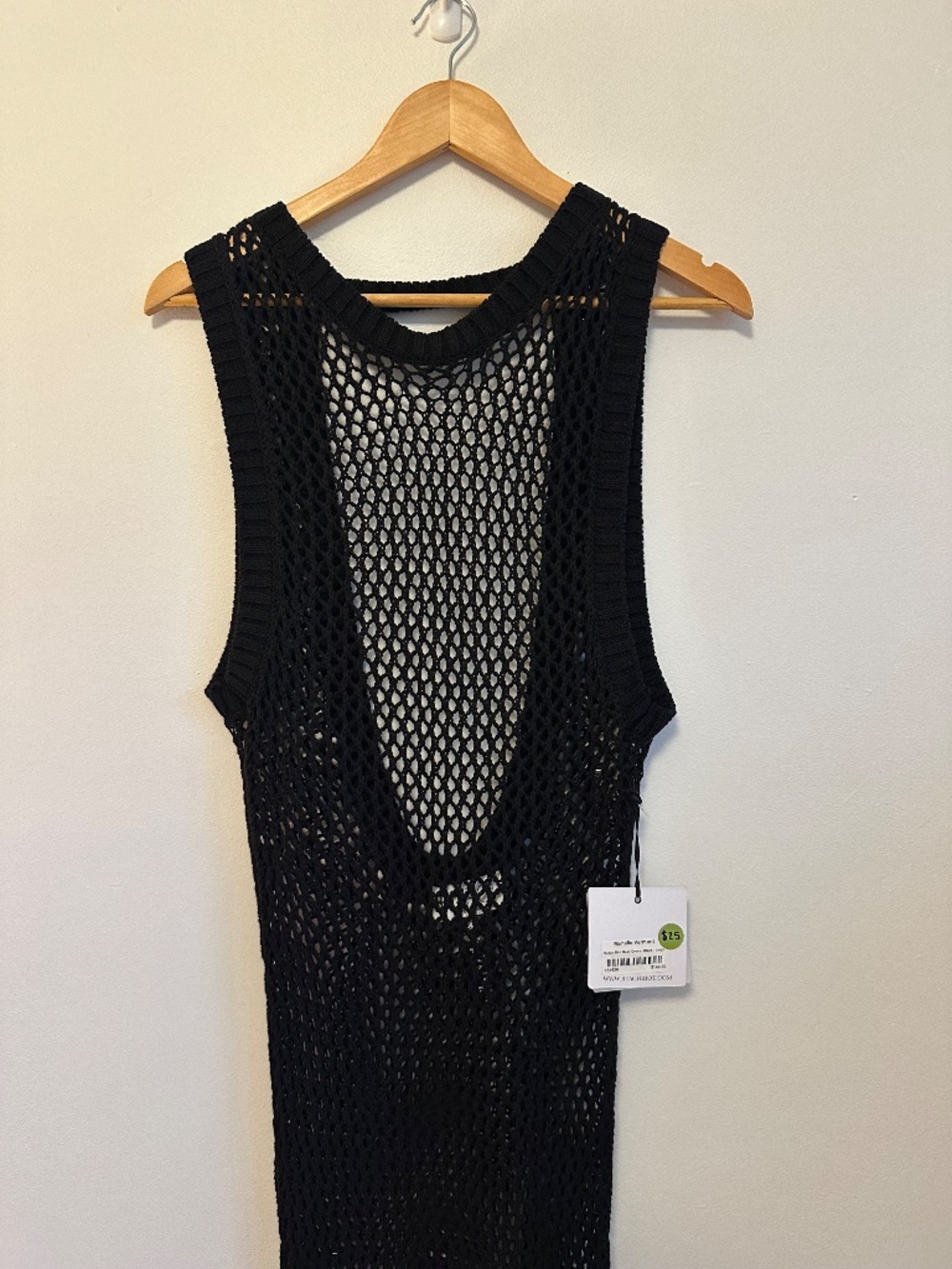 NWT Beach Riot Holly Net Cover Up Midi Dress | Size Large - Picture 5 of 10